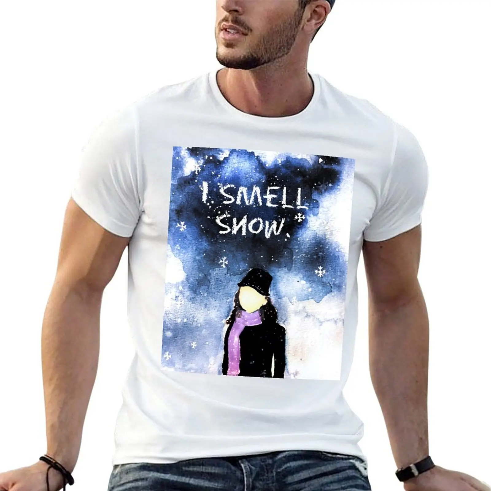 

Lorelai Gilmore - I smell snow T-Shirt essential t shirt t shirts cotton 100% t shirt man designer T-shirt