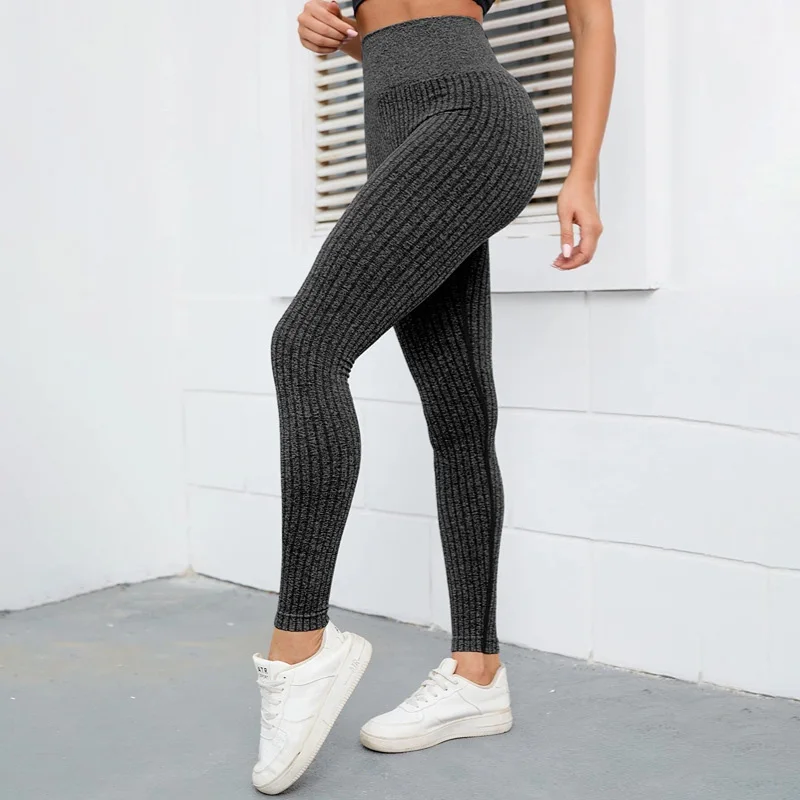 Women Butt Lifting Seamless Leggings High Waisted Workout Yoga Pants