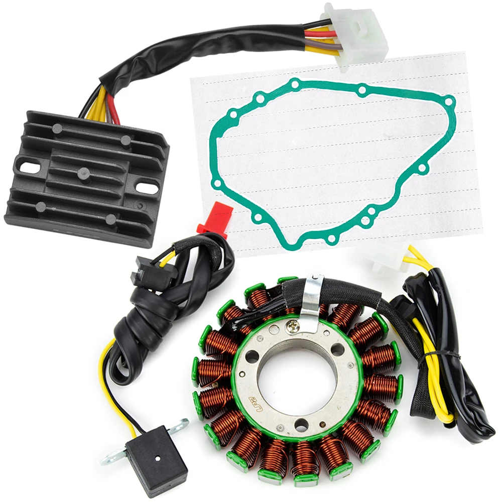 

Регулятор катушки статора, выпрямитель для Kawasaki KLE400 KLE500 Vulcan 454 500 ER5 EX4 GPZ400S GPZ500S EN400 Twin с прокладкой