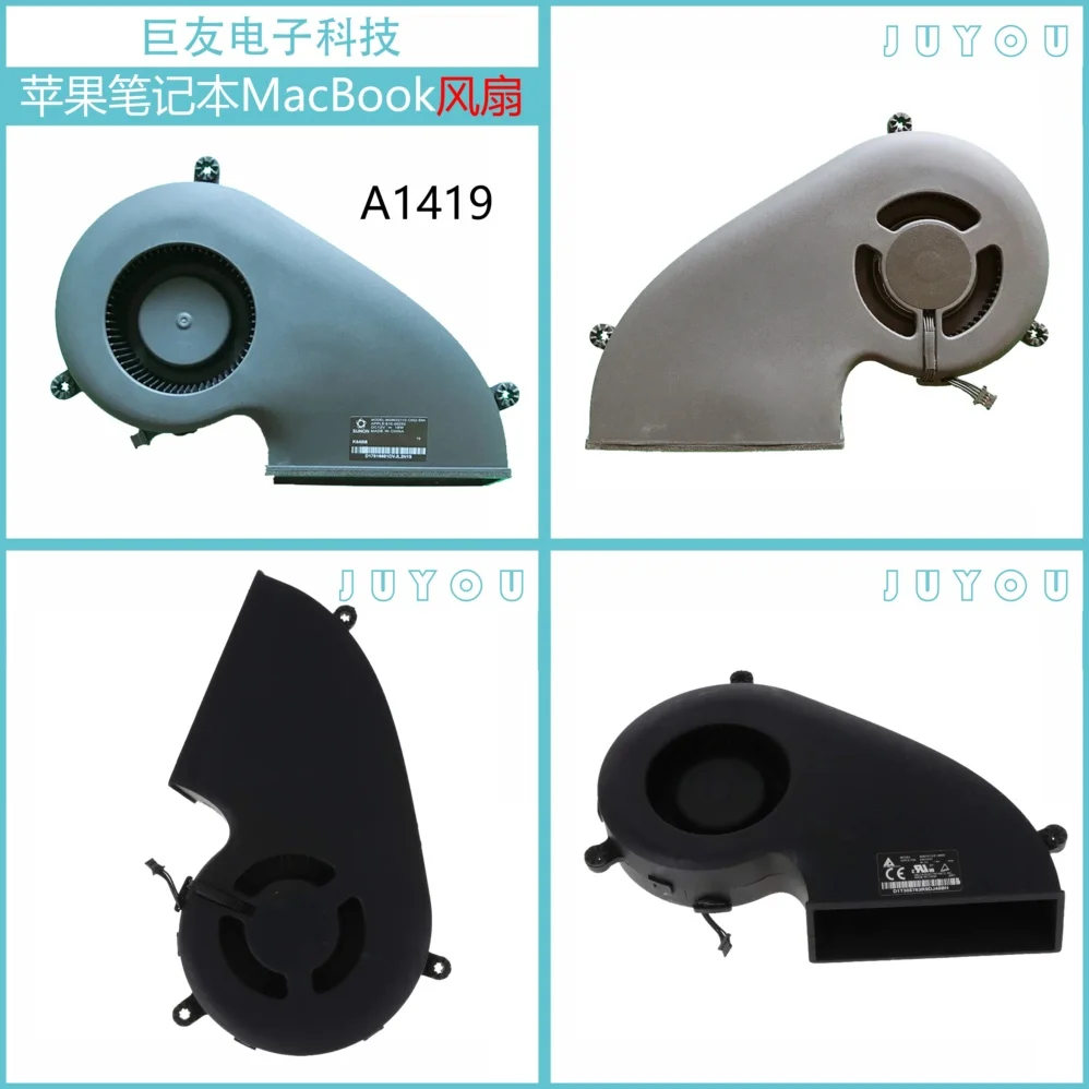 

Вентилятор охлаждения для Apple iMac 27 A1419, замена, 610-00252, динамик для ноутбуков MacBook Pro Air Mini M1 M2