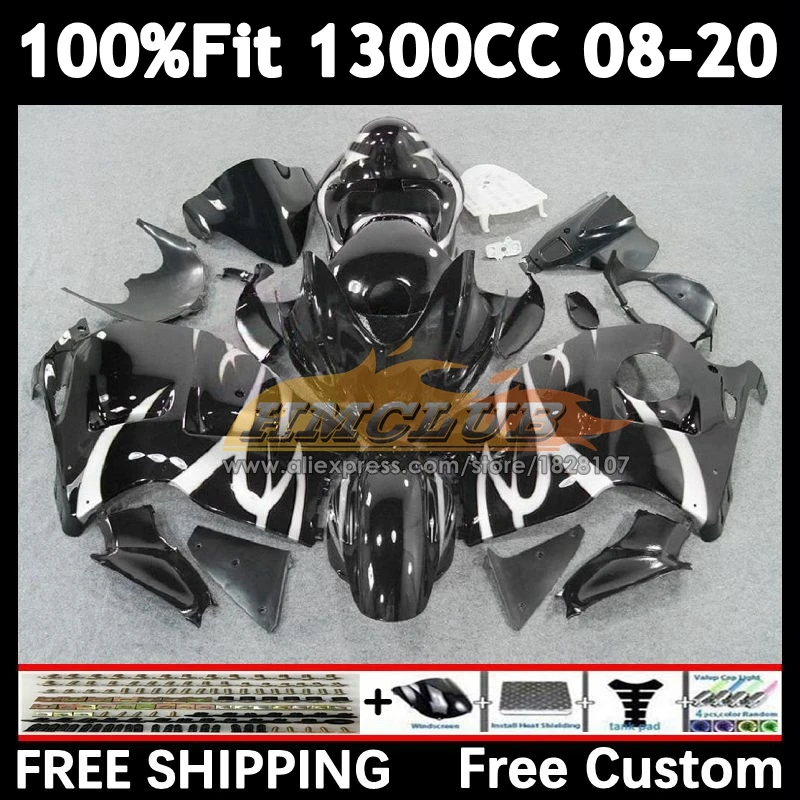 Fairing For SUZUKI Hayabusa GSXR1300 2008 2009 2010 2011 2012 2013 39No.278 black glossy GSXR 1300 2014 2015 2016 2017 2018 2019