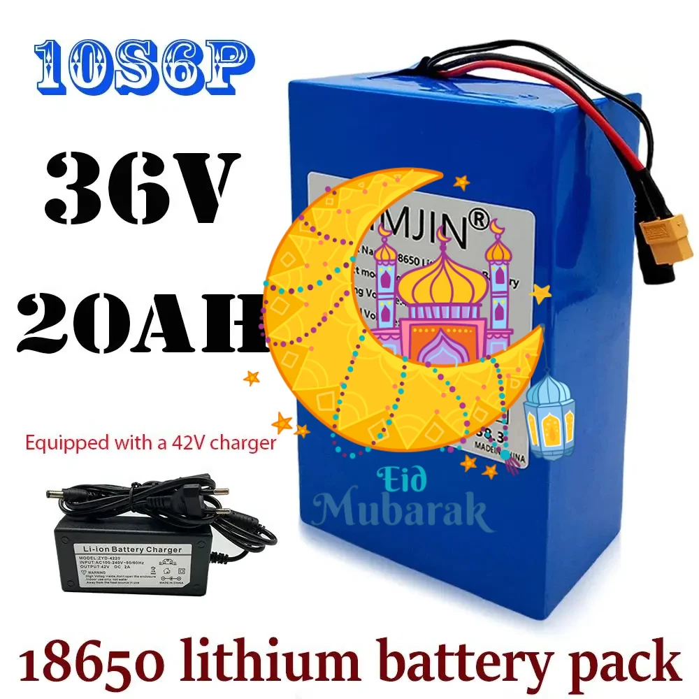 

36V 20Ah lithium battery built-in BMS ，Replacing batteries for electric bicycles and wheelchairs，10S6P battery pack