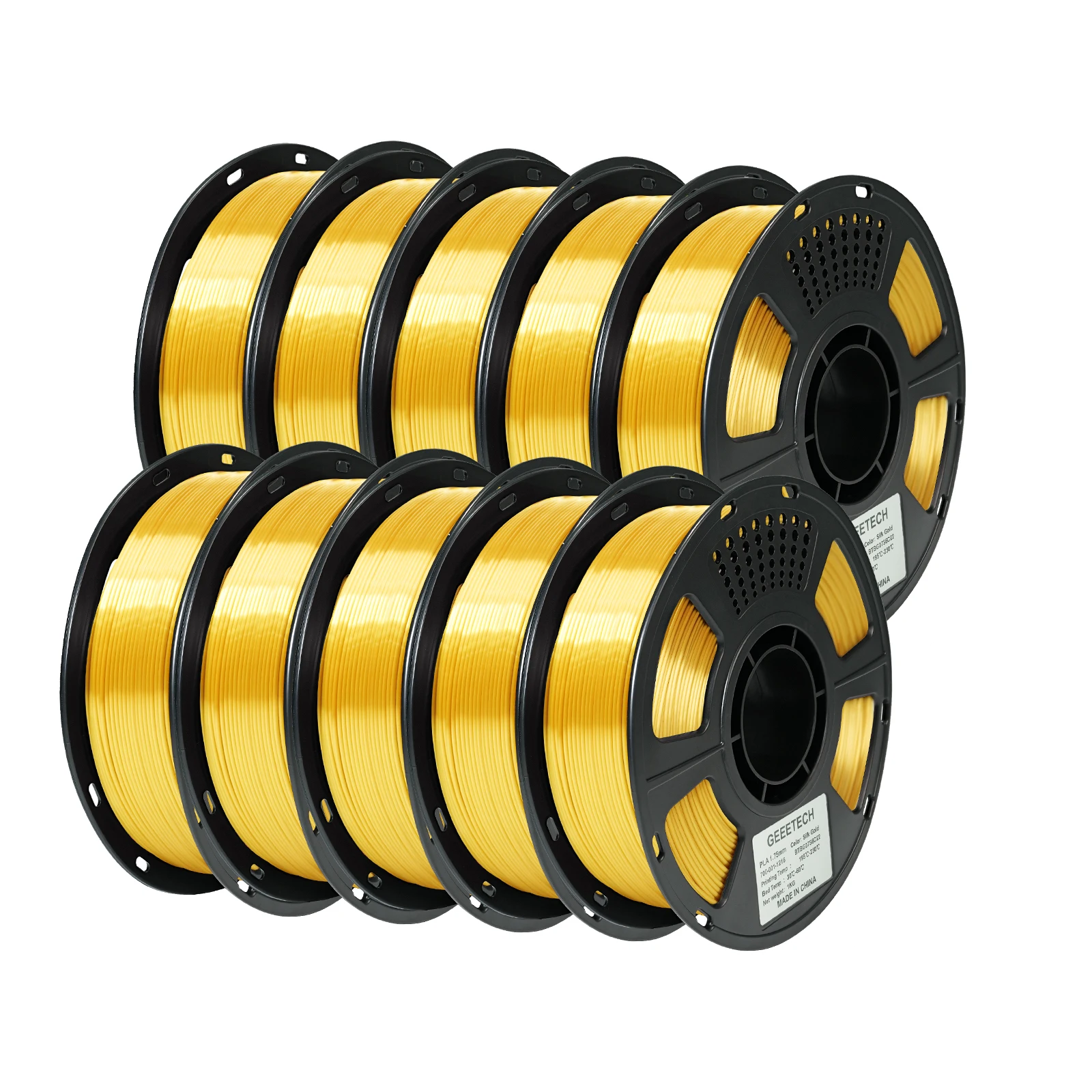 3D Printing Nylon - GEEETECH 10Kg 3D Silk PLA Filament