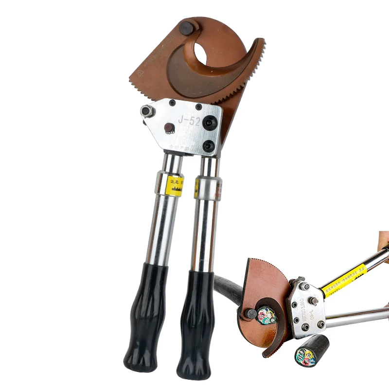 

J-25 Handheld Ratchet Cable Cutter Tool for Construction Used Cutting Armored Copper Stranded Wire Hydraulic Cable Cutting