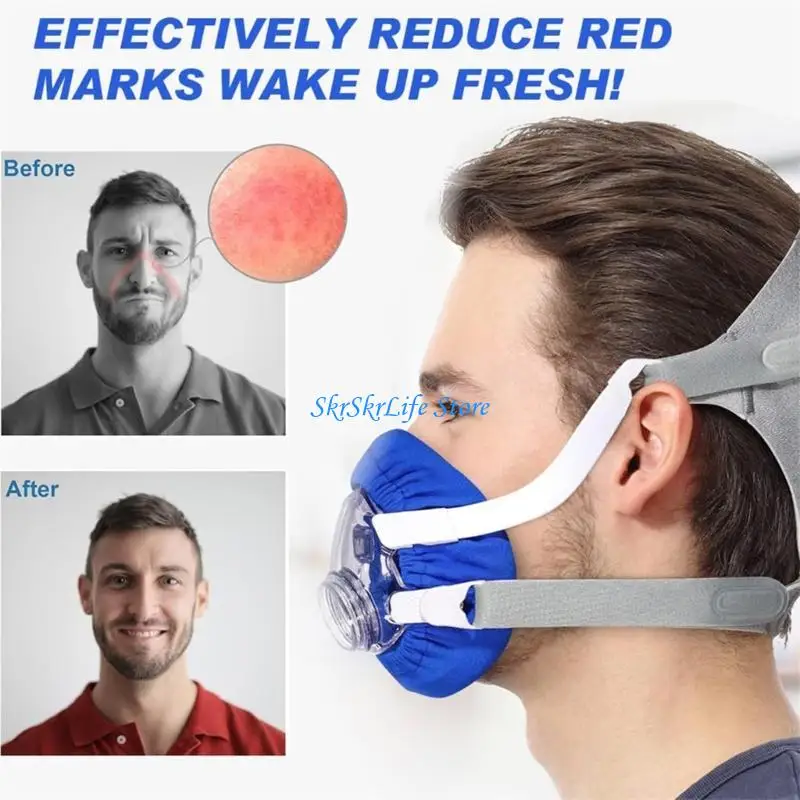 E65E Pack of 4 Breathable Cotton Ventilators Liner Cushion Pad for F20 Face Mask Absorbent and Comfortable Reduces Red Marks