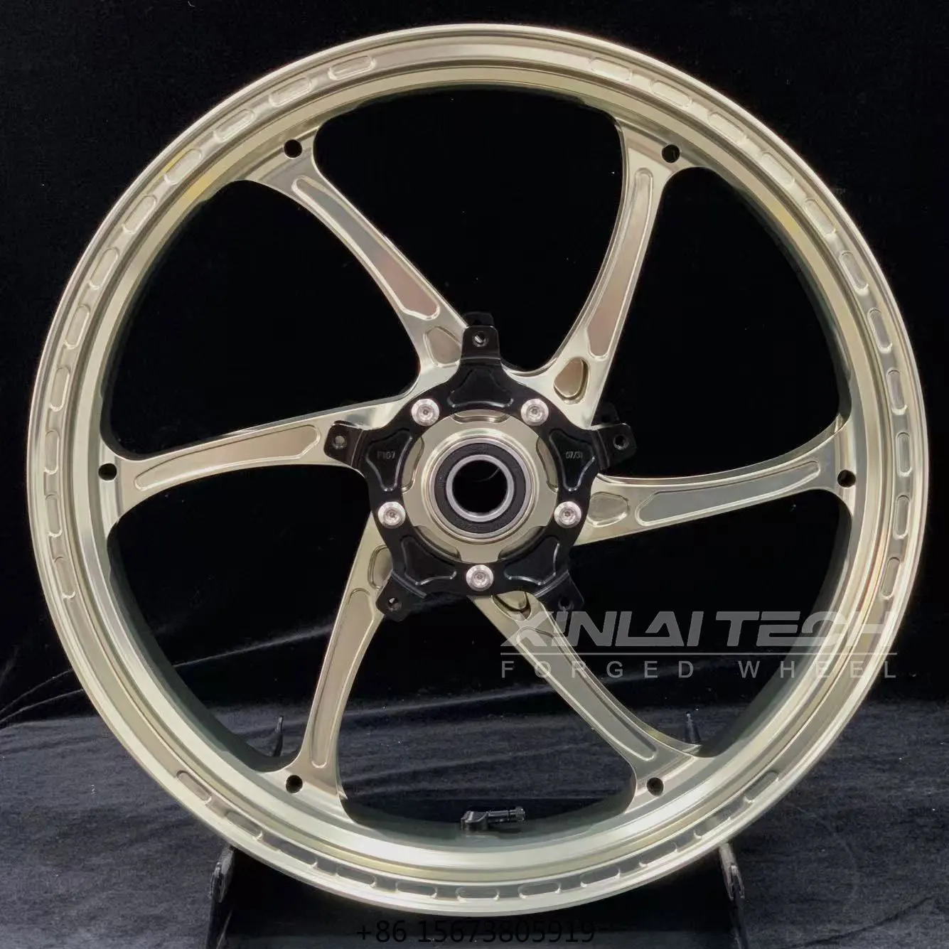 Custom Forged Motorcycle Wheels for  R1 R1M MT10 CNC Forged 17 18 Inch Custom Billet Anodized Surface Finish