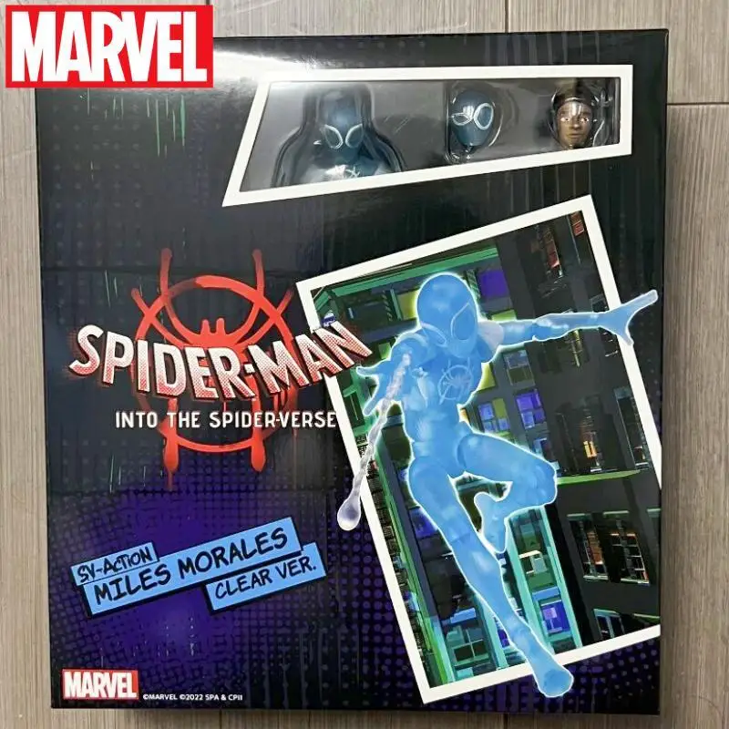 

Newest Original Sentinel Sv Action Spider-man: Into The Spider-verse Miles Morales Transparent Original Genuine Figure Model Toy