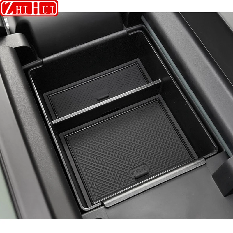 For Geely Okavango 2024 2023 Car Styling Under Center Console Organizer Storage Box Armrest Storage Box Auto Accessories