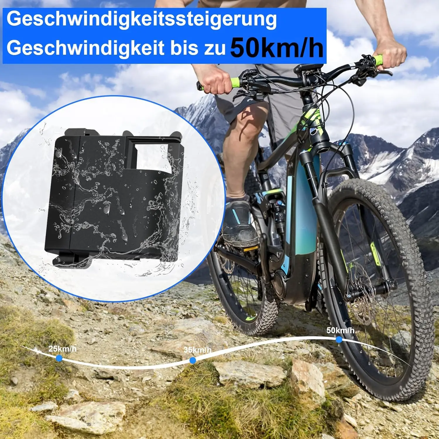 

E-Bike Speedbox E Bike 50 km/h Pedelec Chip Tuning Speed Box Intelligent Control Gearbox for Bosch Kalkhoff Impulse Brose 164196