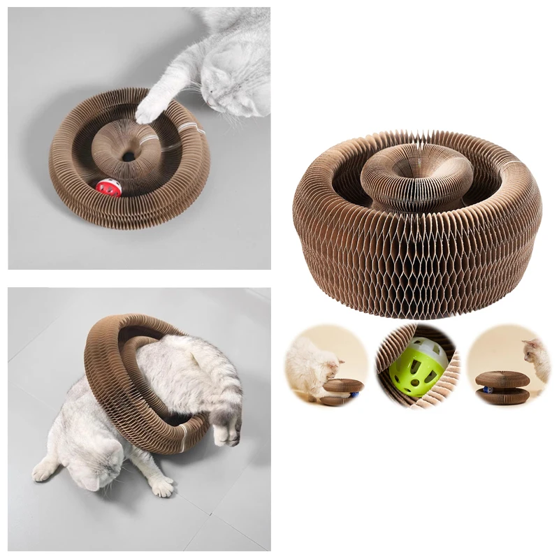 

Organ cat scratching board nest wear-resistant and unbreakable cat toy self-entertainment corrugated paper claw grinding board