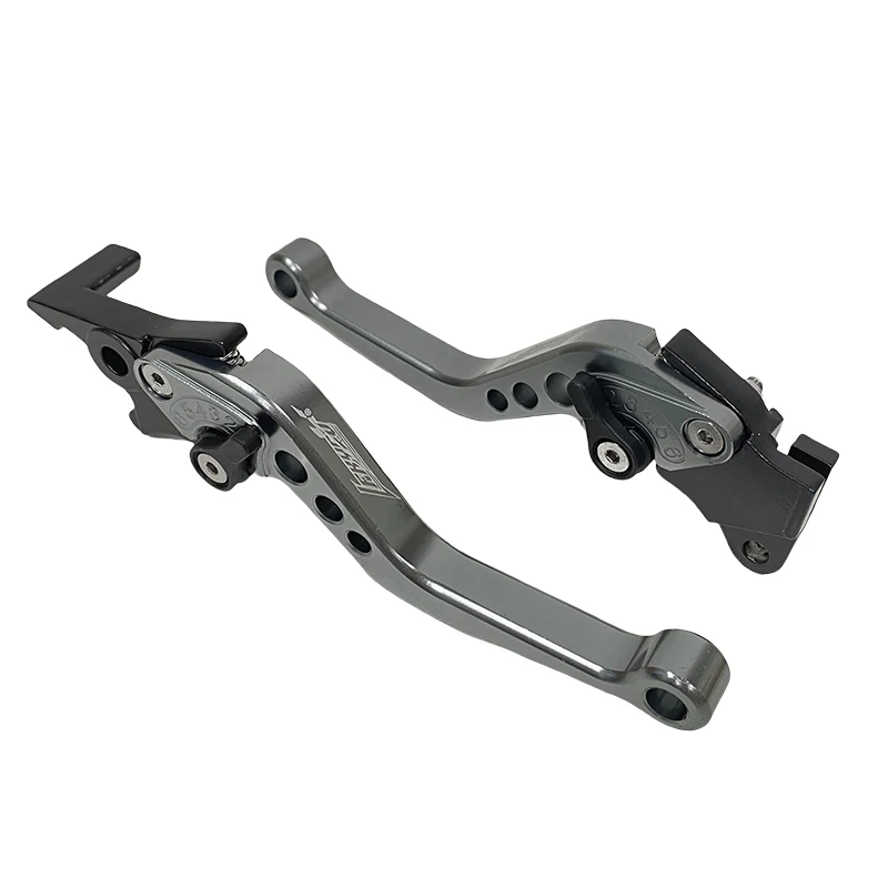 Universelle Motorrad-Kupplungs- und Bremshebel Motorradzubehör Modifizierte Hupe Einstellbarer Handtrommelhebel GY6 Modifikation CNC
