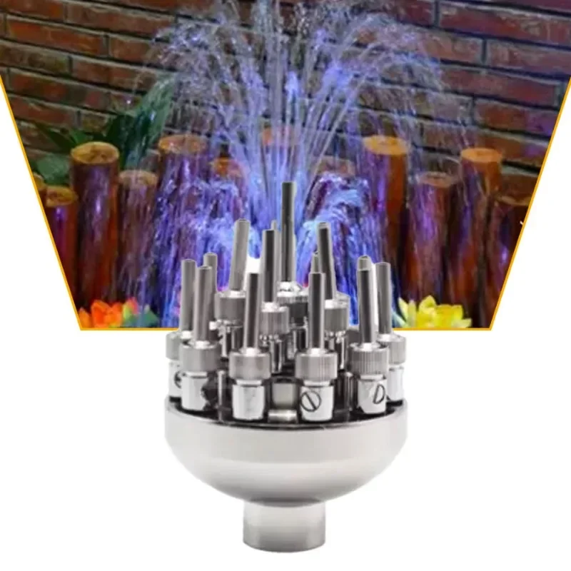 High Quality Outdoor Stainless Garden Pond Geyser Mini Water Fountain Mini Scatter Nozzle