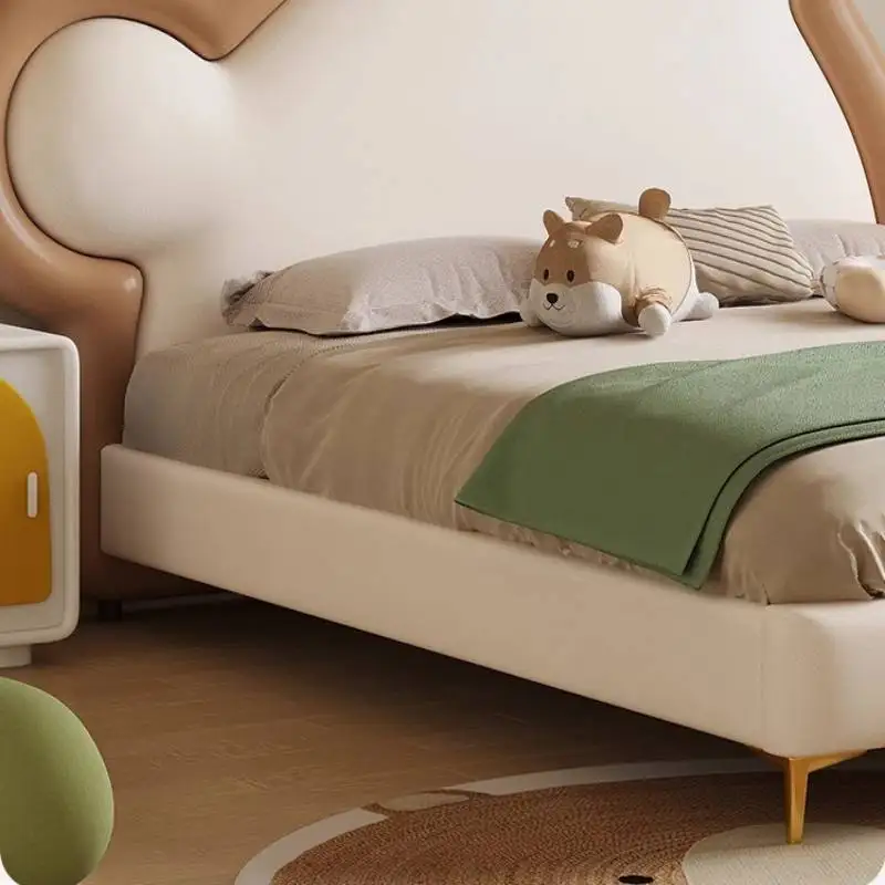 سلامة الديكور سرير أطفال أوروبا رخيصة بسيطة التصميم الحديث سرير أطفال واحد مخصص خشبية Lettino لكل أثاث بامبيني المنزل #4