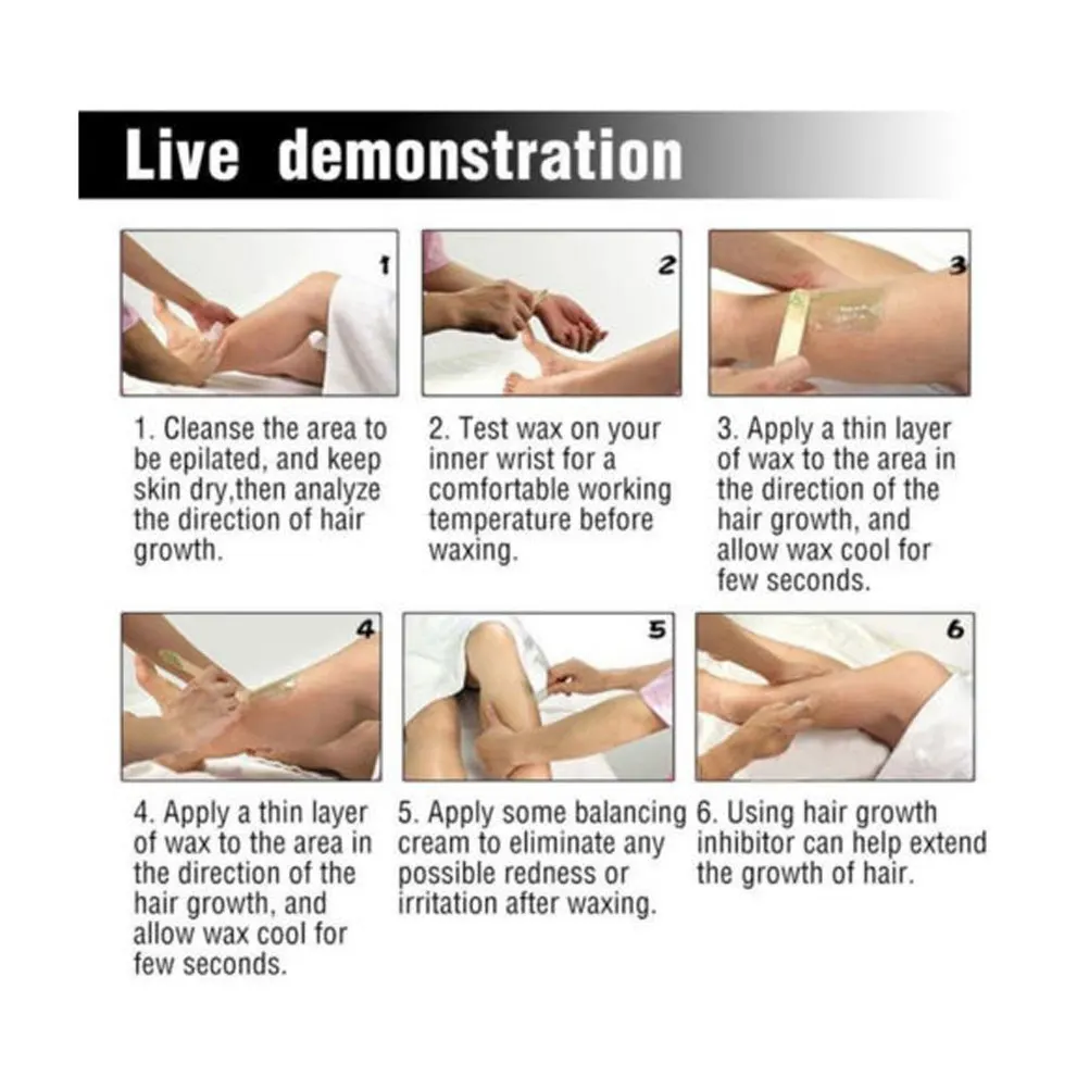 

100 г твердого воска в гранулах для безболезненной депиляции лица и тела, без полосок, безопасно, легко использовать, для всех типов кожи