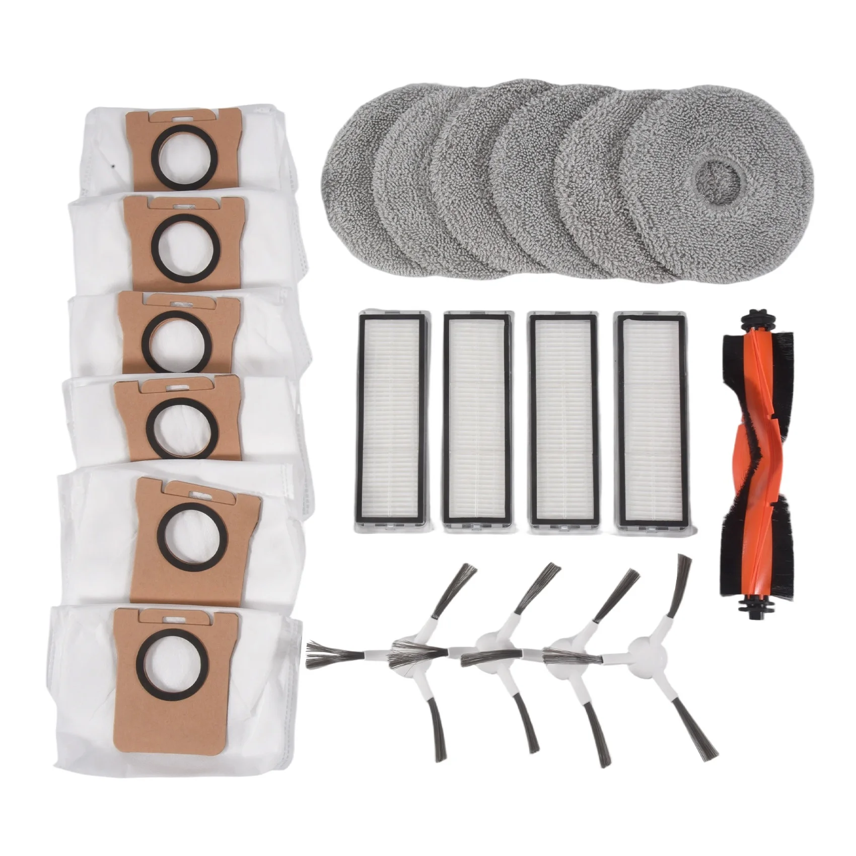 For Xiaomi Robot Vacuum X20 Plus / X20 + Robot Vacuum Cleaner Main Side Brush Hepa Filter Mop Cloth Dust Bag Accessories
