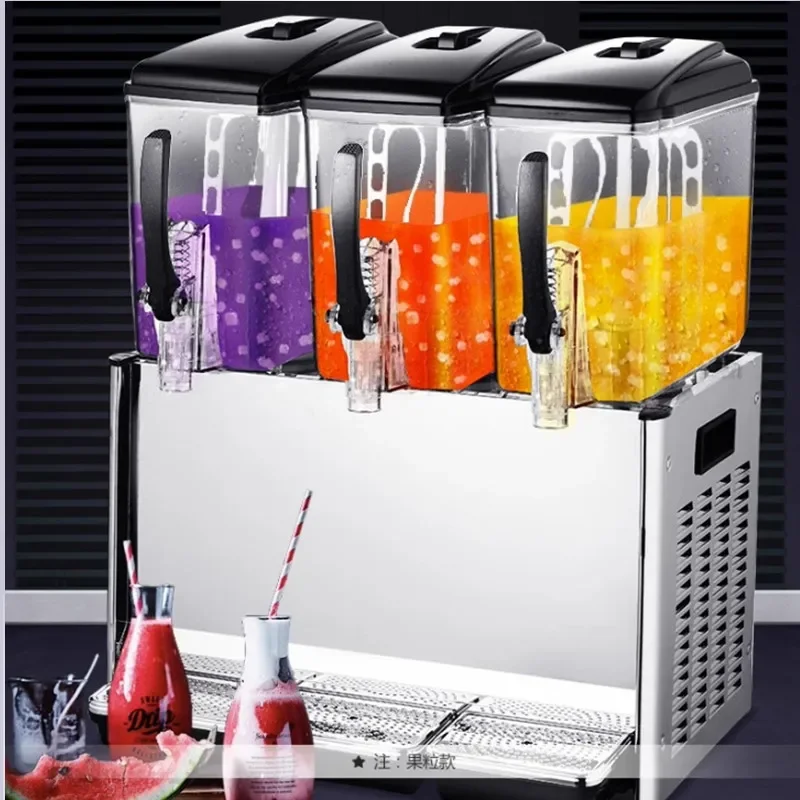 Máquina comercial de bebidas quentes e frias, 3 CylinderCold Drink Machine, Configurar a máquina de suco de sopa de ameixa buffet