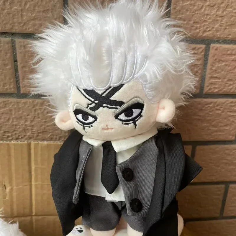 

Stuffed Anime Dr. Stone: Science Future Figure Dr. Xeno 20cm Dress Up Cotton Dolls Collectibles Plush Puppet Toys for Kids Gifts