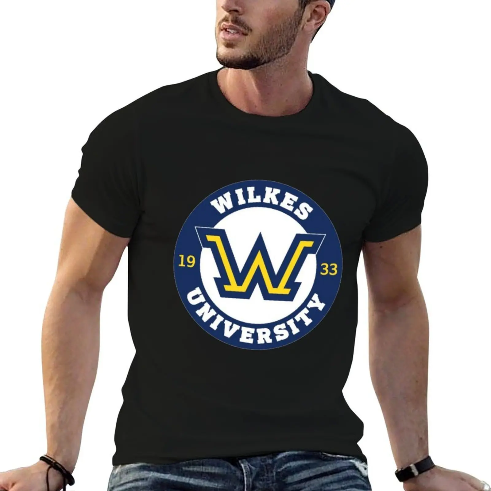 

Wilkes university T-Shirt man tshirt man t shirts graphic black cotton t-shirt plain for man package T-shirt
