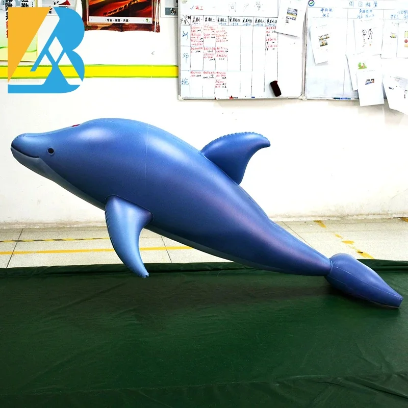 Personalized Air Tight Giant Blow up Dolphin for Under the Sea Theme Party Toys