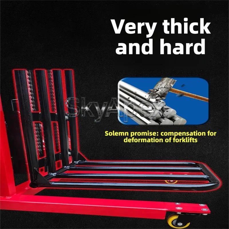 

Full Electric Hand Truck Portable Lift Mini Forklift Warehouse Logistics Stacker Mobile Handling Trolley For Cargo Moving