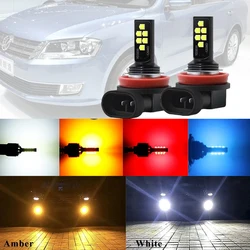 2pcs H11 H8 H4 H1 H3 H7 9005 9006 HB4 HB3 H16 P13W 5202 3030 Chips Fog Lights Bulb Car Driving Light Foglamps Auto Leds Lamp 12V