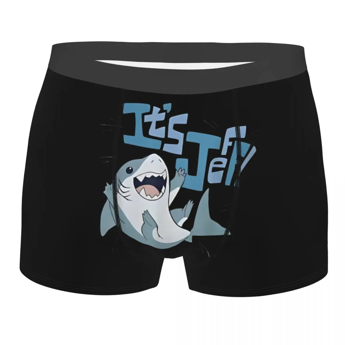 

Men's Marvel-Rivals PVP Jeff The Land Shark Boxer Briefs Shorts Panties Soft Underwear Cartoon Cute Homme Funny Underpants