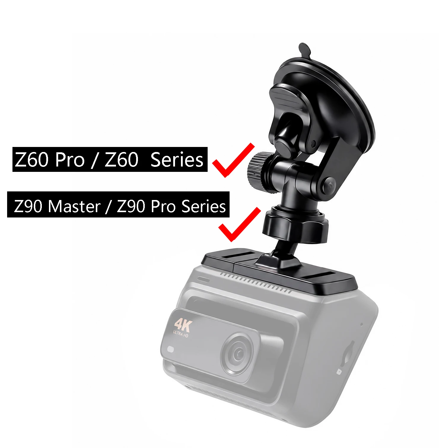 Halterung für Dashcam mit Saugnapf, passend für DDPAI Dashcam Z60 Pro / Z60-Serie, auch für Z90 Pro-Serie geeignet (nicht Original). – Detail 1