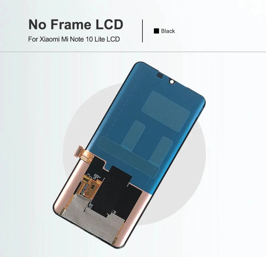 Tested For Xiaomi Mi Note 10 Lite Dispaly 10 Touches Screen Replacement For Mi Note 10 Lite M2002F4LG M1910F4G Lcd