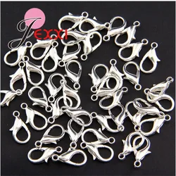 Wholesale 100PCS/Lot 925 Sterling Silver Lobster Clasp For Jewelry Necklaces Bracelets Making DIY Findings Accessory