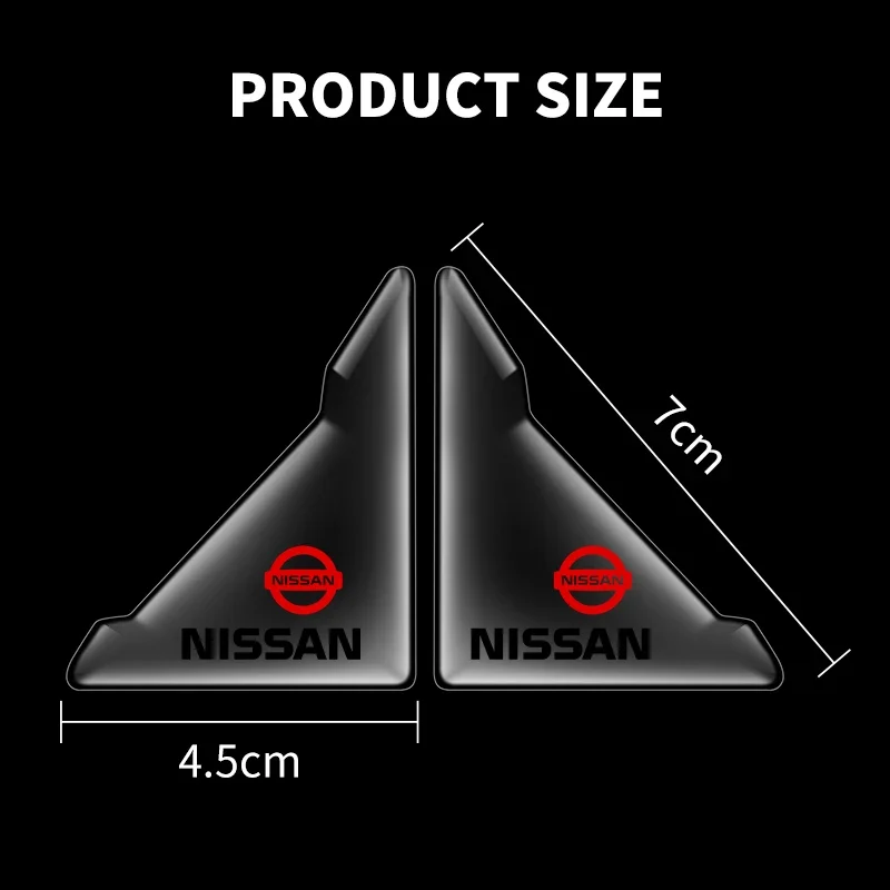 2 قطعة ركن الباب الأمامي للسيارة حامي مضاد للتصادم لنيسان قاشقاي جوك بولسار سينترا ألتيما باترول ميكرا روج ألميرا فيرسا