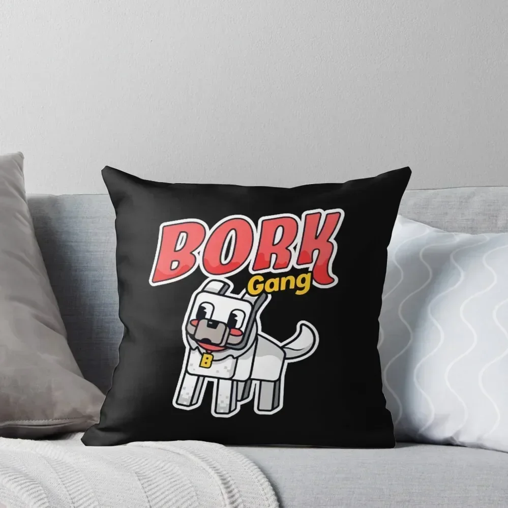 Bork gang - slogo the bork gang Throw Pillow Sofa Cushions Sofa Cushion pillow