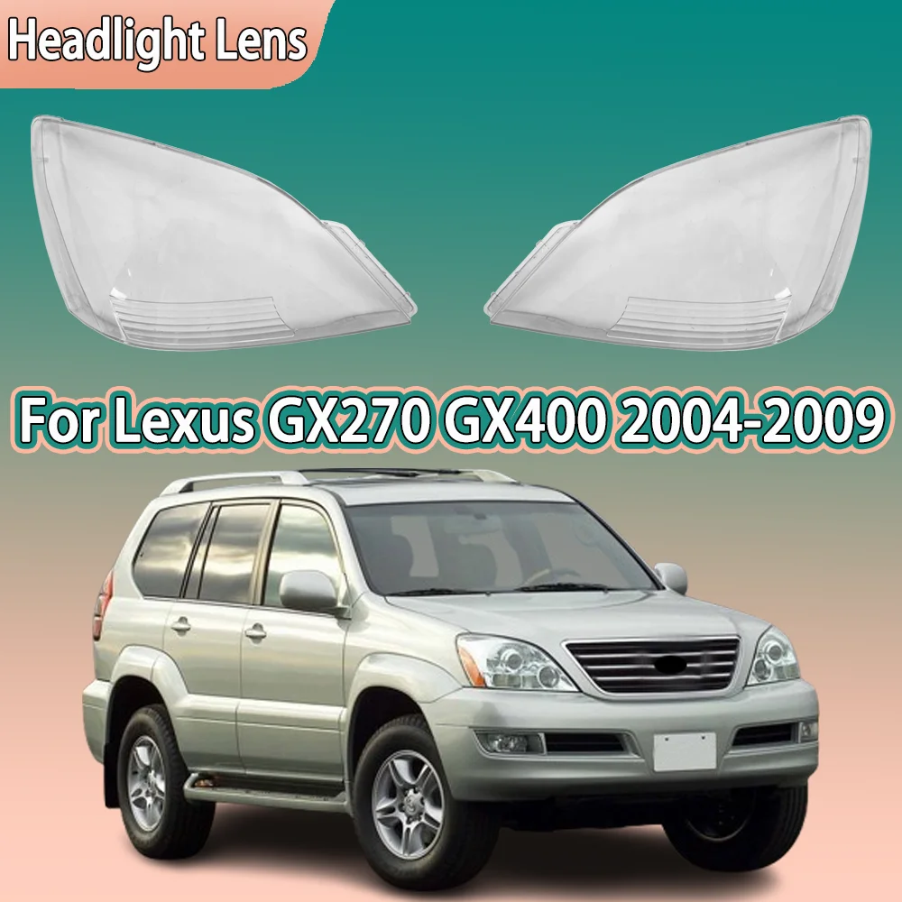 

Для Lexus GX270 GX400 2004 2005 2006 2007 2008 2009, крышка фары, линза из плексигласа, замена оригинального абажура
