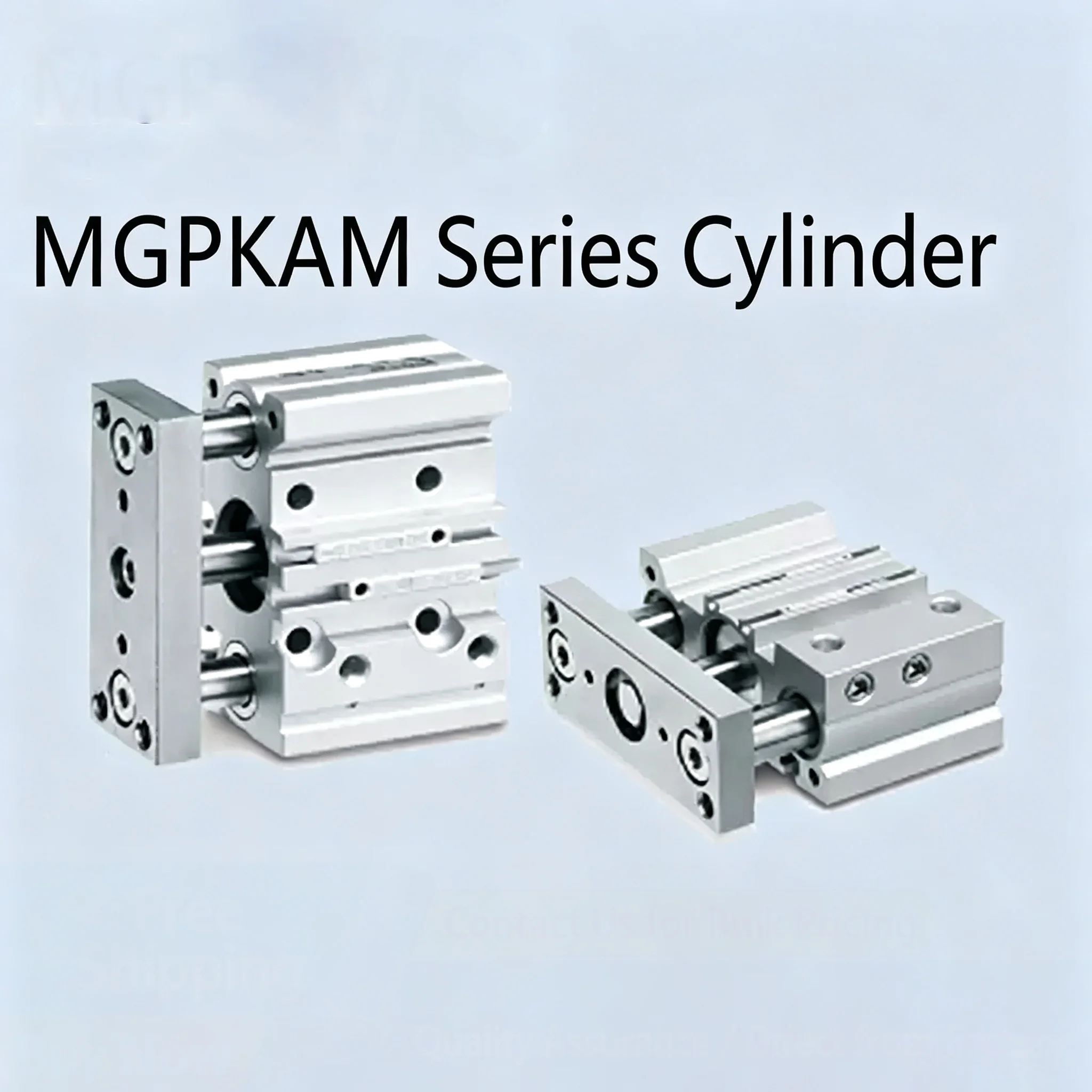 Cylinder MGPKAM12/16/20/25/32/40/50-20-50-75-100-150-200 MGPKAM Sliding Bearing Compact Three-axis Rod Aluminum Alloy Pneumatic