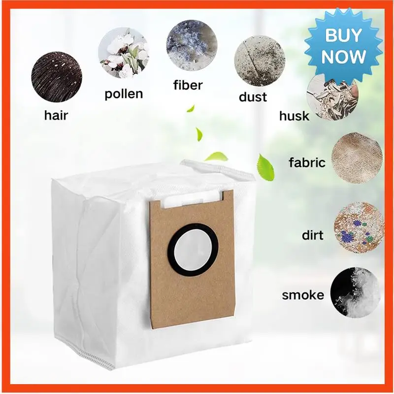 BISM كيس لجميع الغبار ل Eufy E20 قطع غيار المكنسة الكهربائية استبدال أكياس الغبار القمامة 12 قطعة