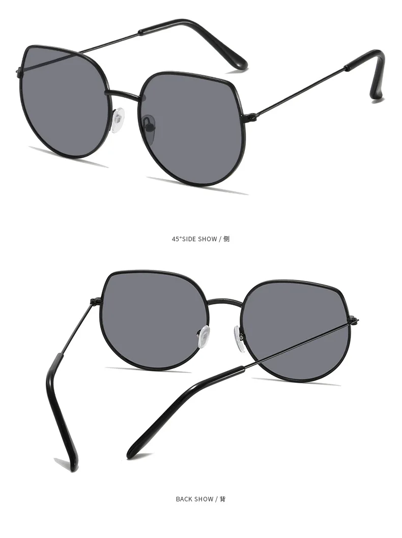 Cat Eye Sonnenbrille Männer Vintage Metall Sonnenbrille für Frauen Luxusmarke Brille Sonnenbrille Damen Sonnenbrille für weibliche männliche antike – Detail 10