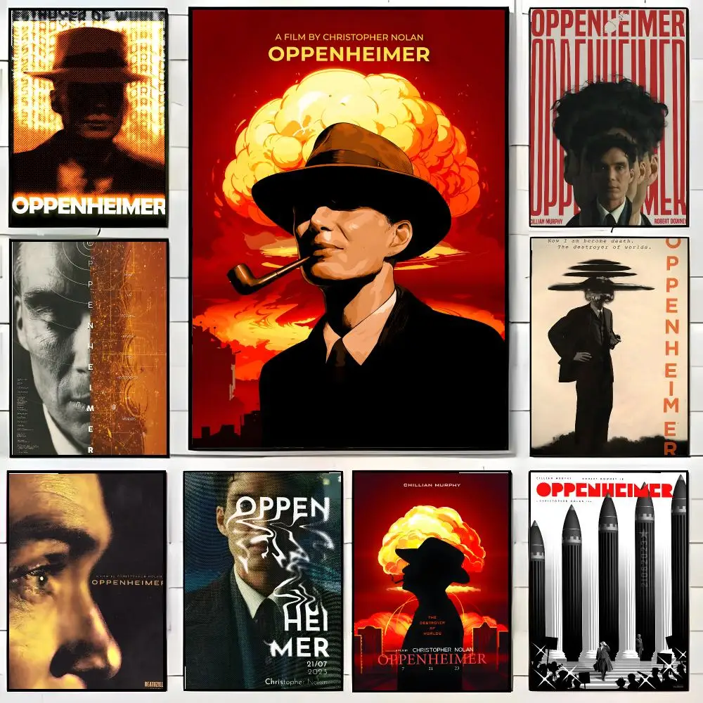 Oppenheimer Poster High-definition Waterproof Poster Stickers, Suitable For Bedroom, Living Room, Home Decoration