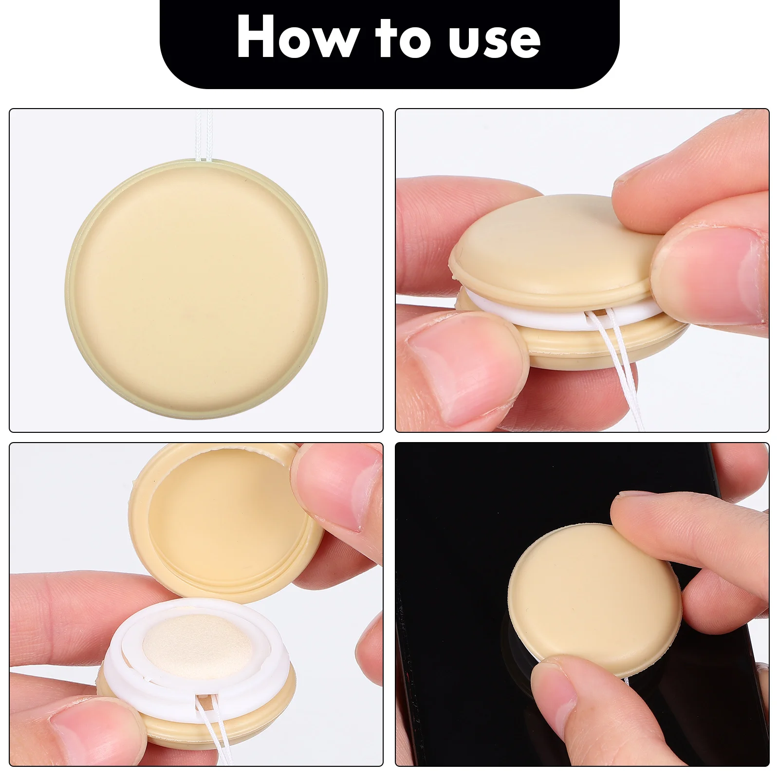 

4Pcs Macaron Mobile Phone Screen Cleaner Wipes Creative Design for Electronic Screens Decorative Pendants Gifts