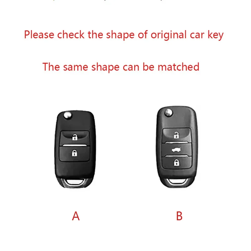 Zinc alloy car key case for Changan CS15 Eado Raeton CS35 Plus CS55 CS75 J35 Hunter F70 CS95 CS85 CS1 CV1 Alsvin V3 V5 V7 3