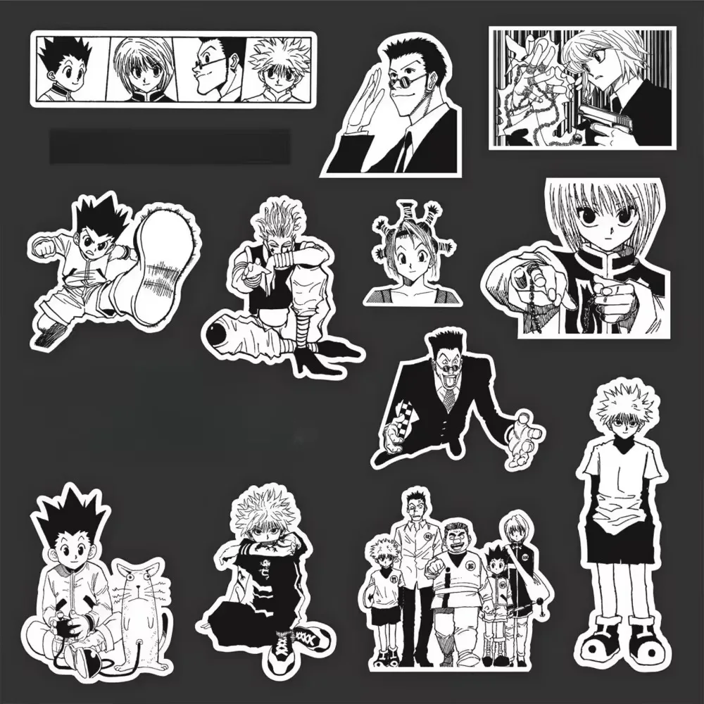 70 قطعة أنيمي كامل الوقت هنتر الكتابة على الجدران ملصقات الديكور دراجة نارية منضدية الغيتار حقيبة الكمبيوتر المحمول الهاتف الثلاجة #3