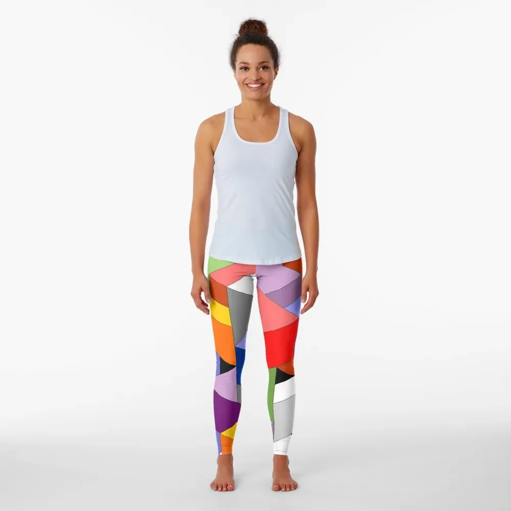 Rainbow Squirrel Cage Leggings Women sportwear Jogger pants Womens Leggings