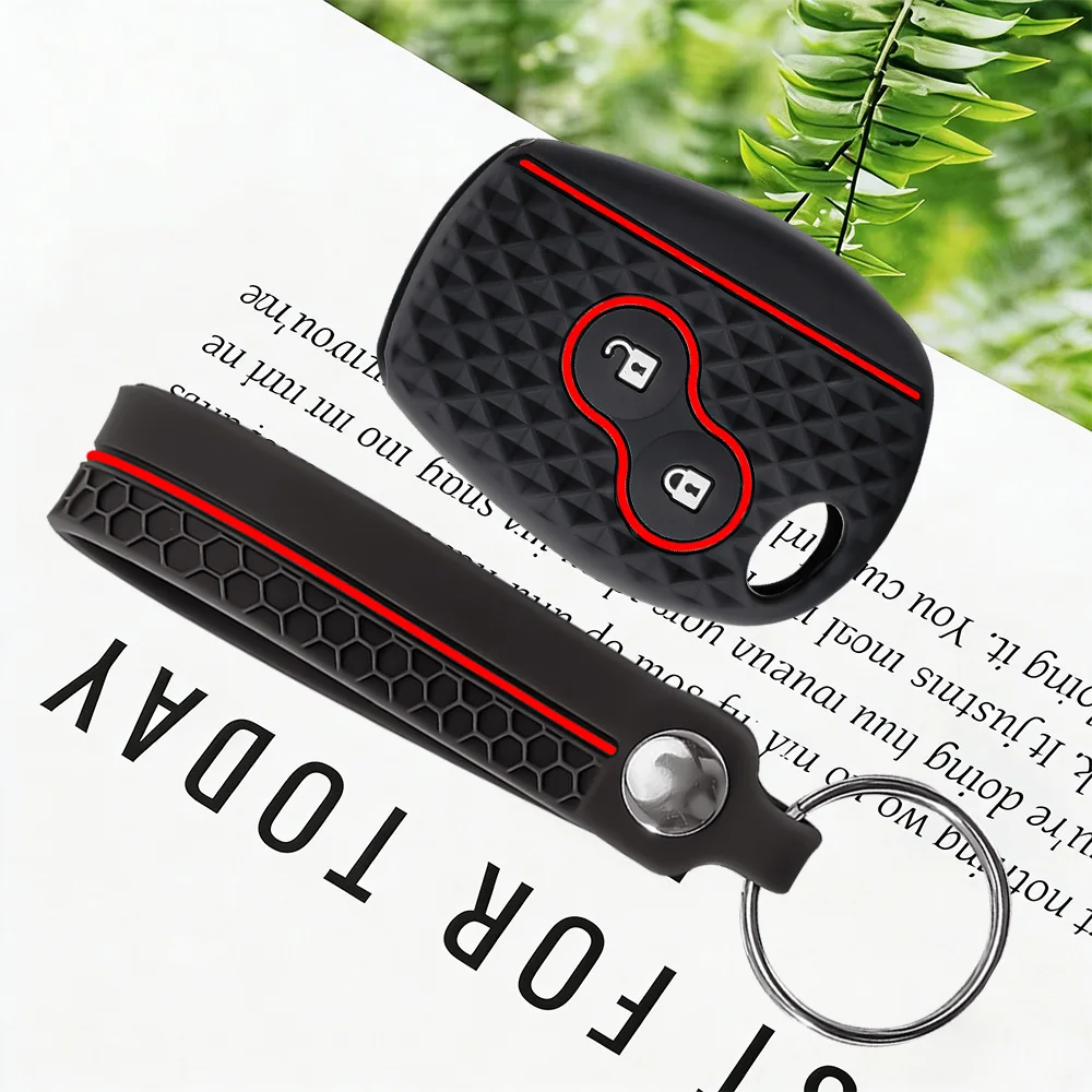silicone key cover holder key case for Renault Clio 3 Logan 2 Dacia Duster sandero stepway Lada Largus for Nissan Almera terrano