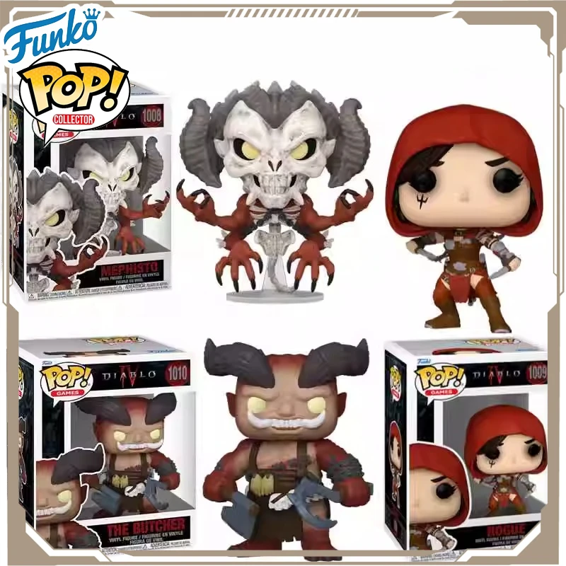 

Funko POP оригинальная аниме-фигурка Diablo ROGUE MEPHISTO, экшн-фигурка, игрушки для мальчиков и девочек, детский рождественский подарок, Коллекционная модель