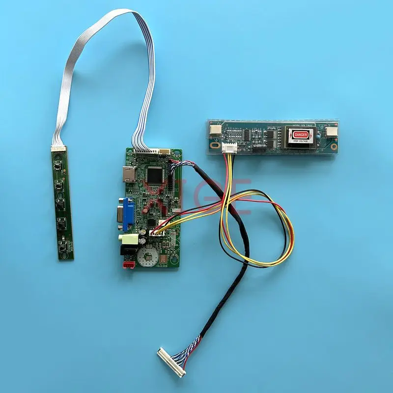 

Плата контроллера ЖК-экрана подходит для CLAA185WA02 CLAA185WA03 M185XW01 1366*768 2CCFL LVDS 30-контактный HDMI-совместимый дисплей VGA DIY Kit