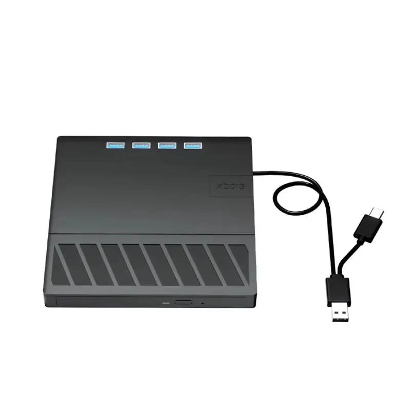 

N75R-Многофункциональный внешний оптический привод USB 3.0 Type C DVD RW для Windows XP/7/8/10/11, совместимый с ноутбуками и настольными ПК