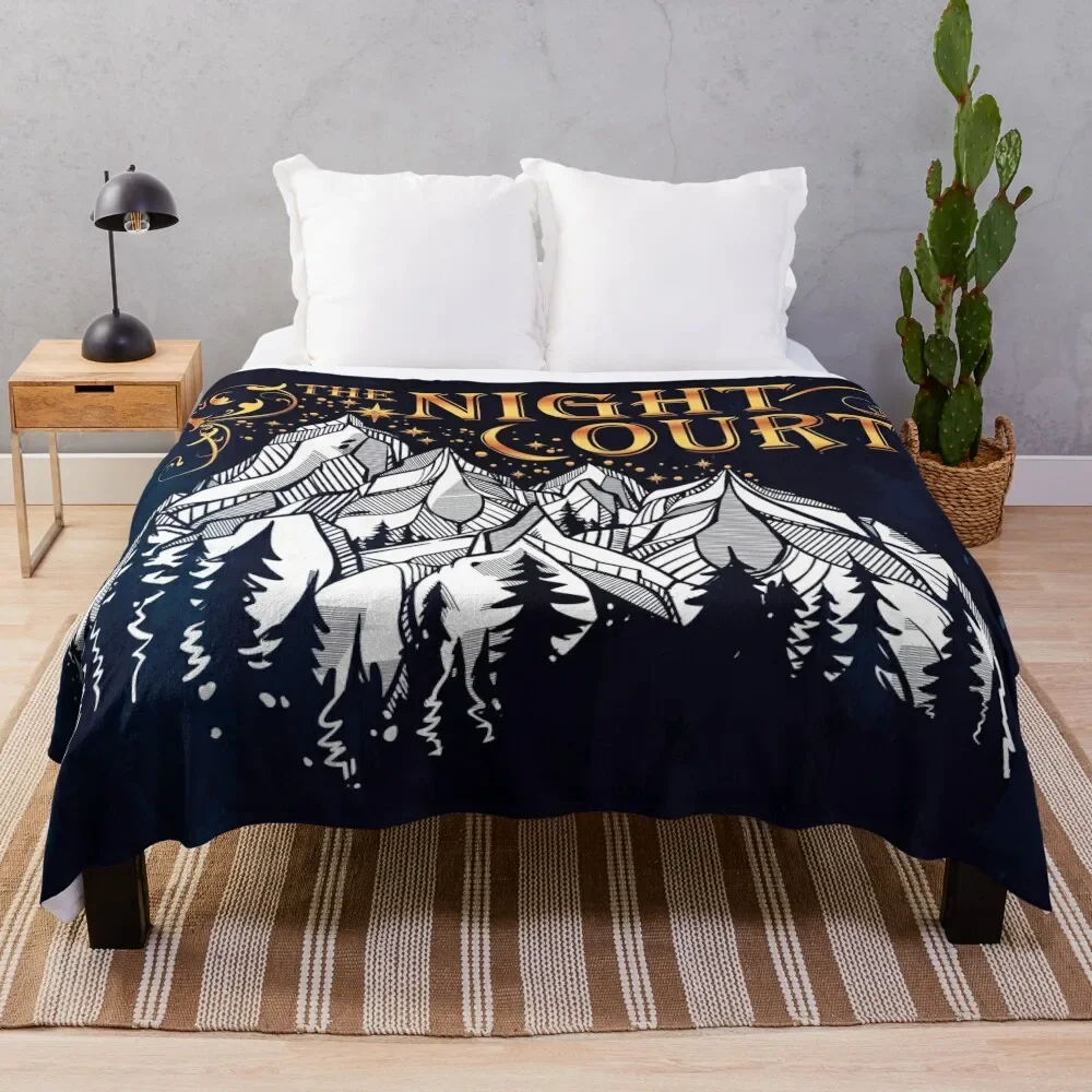 

A Court of Wings and Ruin, The Night Court Throw Blanket decorative Luxury Thicken Flannel Fabric Blankets