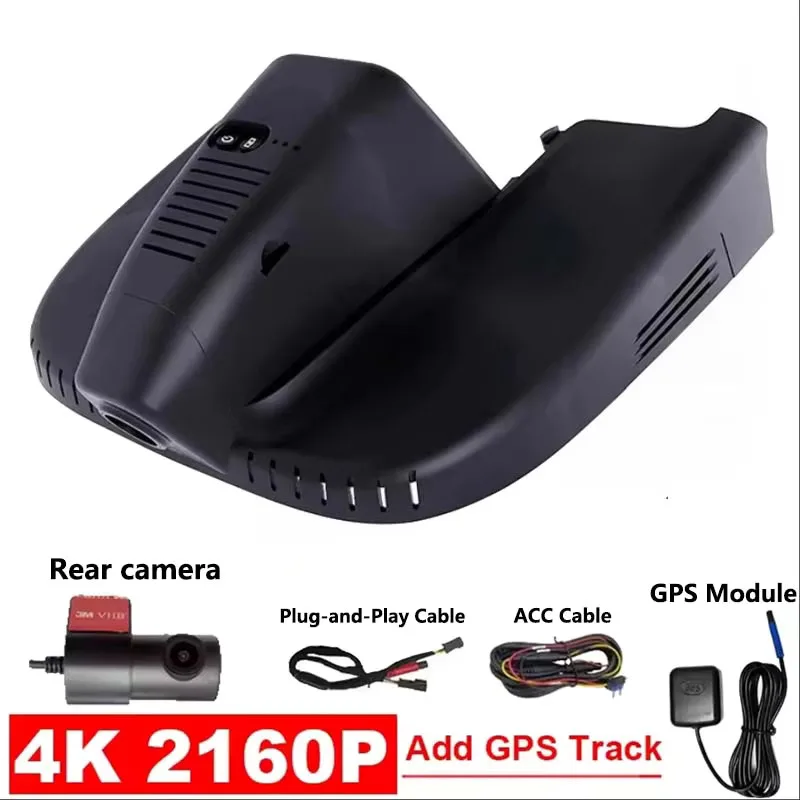 4K Plug En Play Eenvoudige installatie Wifi Auto DVR Dash Cam Voor ALFA ROMEO Giulia Quadrifoglio GTA Veloce 2016 2017 2018 2019-2021