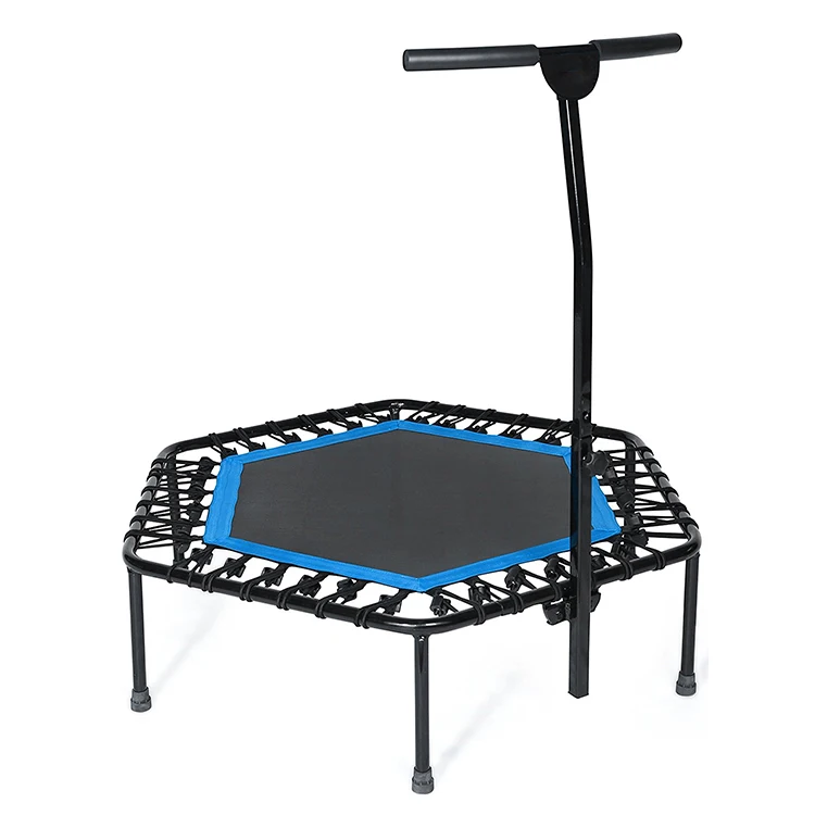 dn-Sundow Trampolín de Salto Mini con Bungee para Fitness Cardiovascular en Interiores, Regalo de Navidad, con Manillar Ajustable!