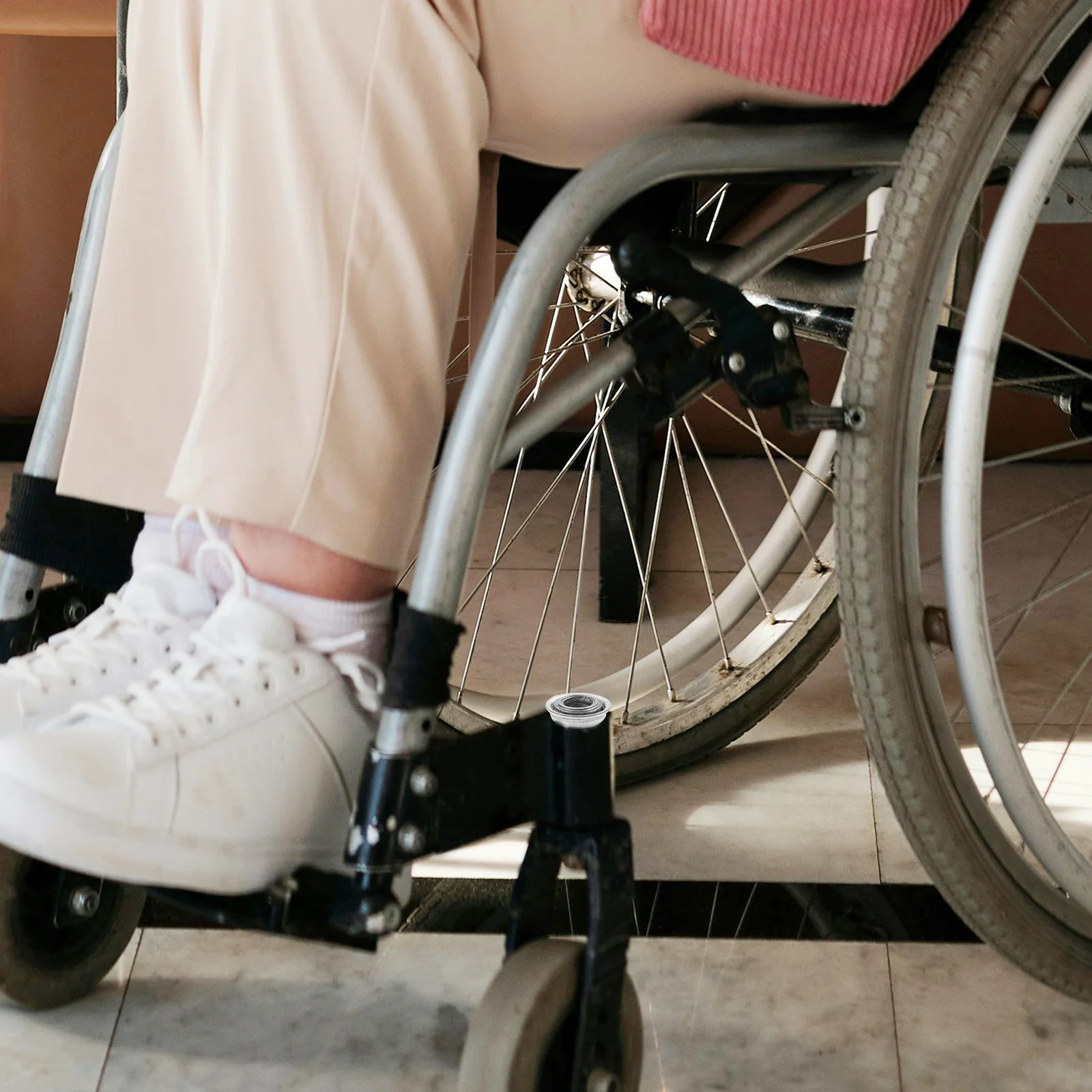 

4Pcs Wheelchair Front Wheel Bearings Manual Wheelchair Bearing Front Small Wheel Replacement Parts Accessories