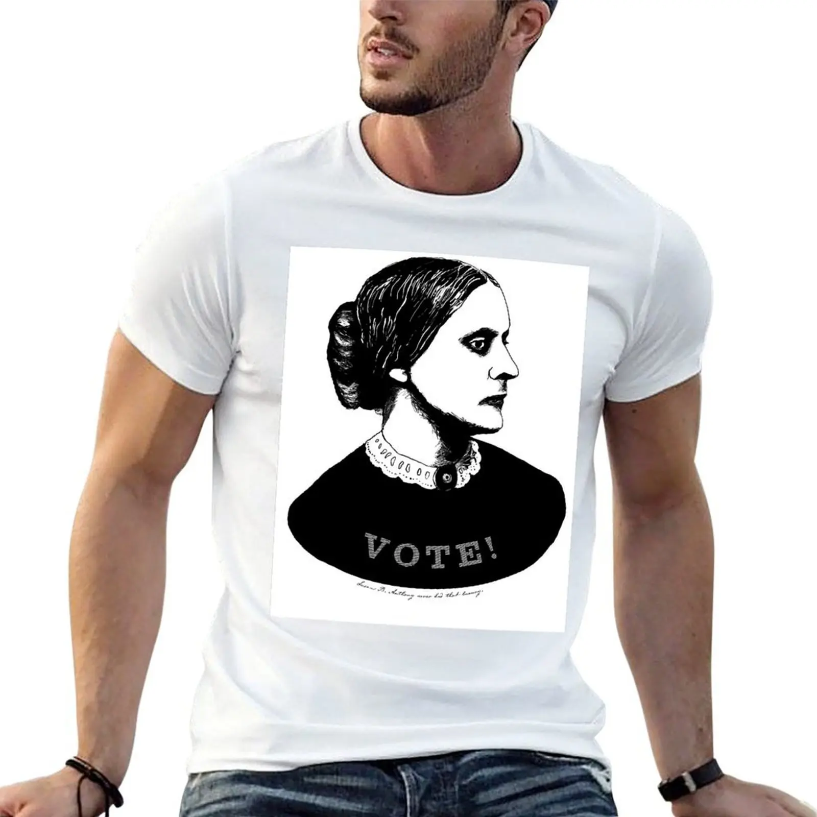 

Vote! T-Shirt anime t shirts for man man t shirt cotton high quality t shirt custom print T-shirt