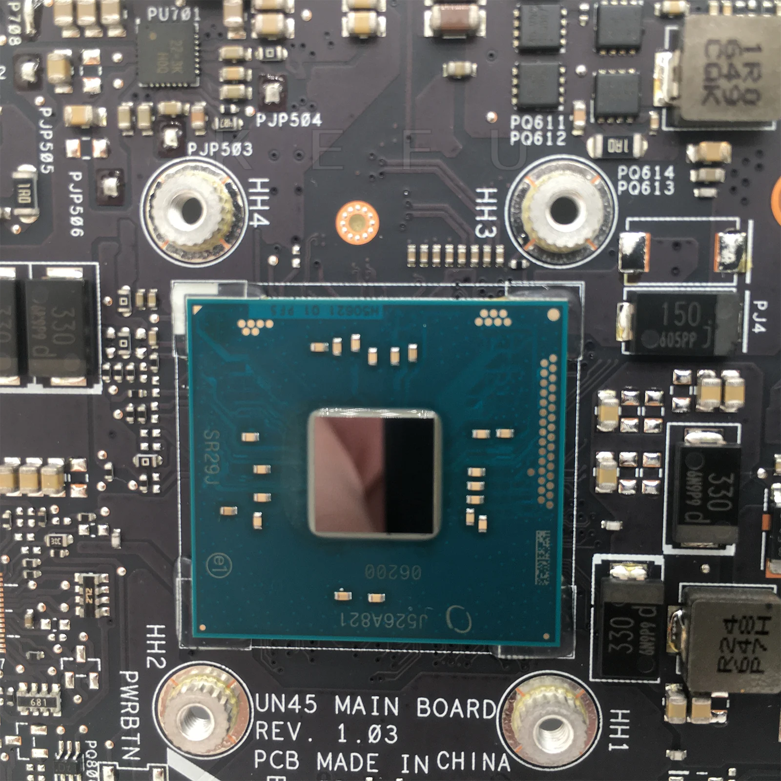 KEFU UN45 Mainboard For ASUS VivoMini UN45H Home Mini Computer Motherboard With CPU: N3060 UMA Test Systemboard OK